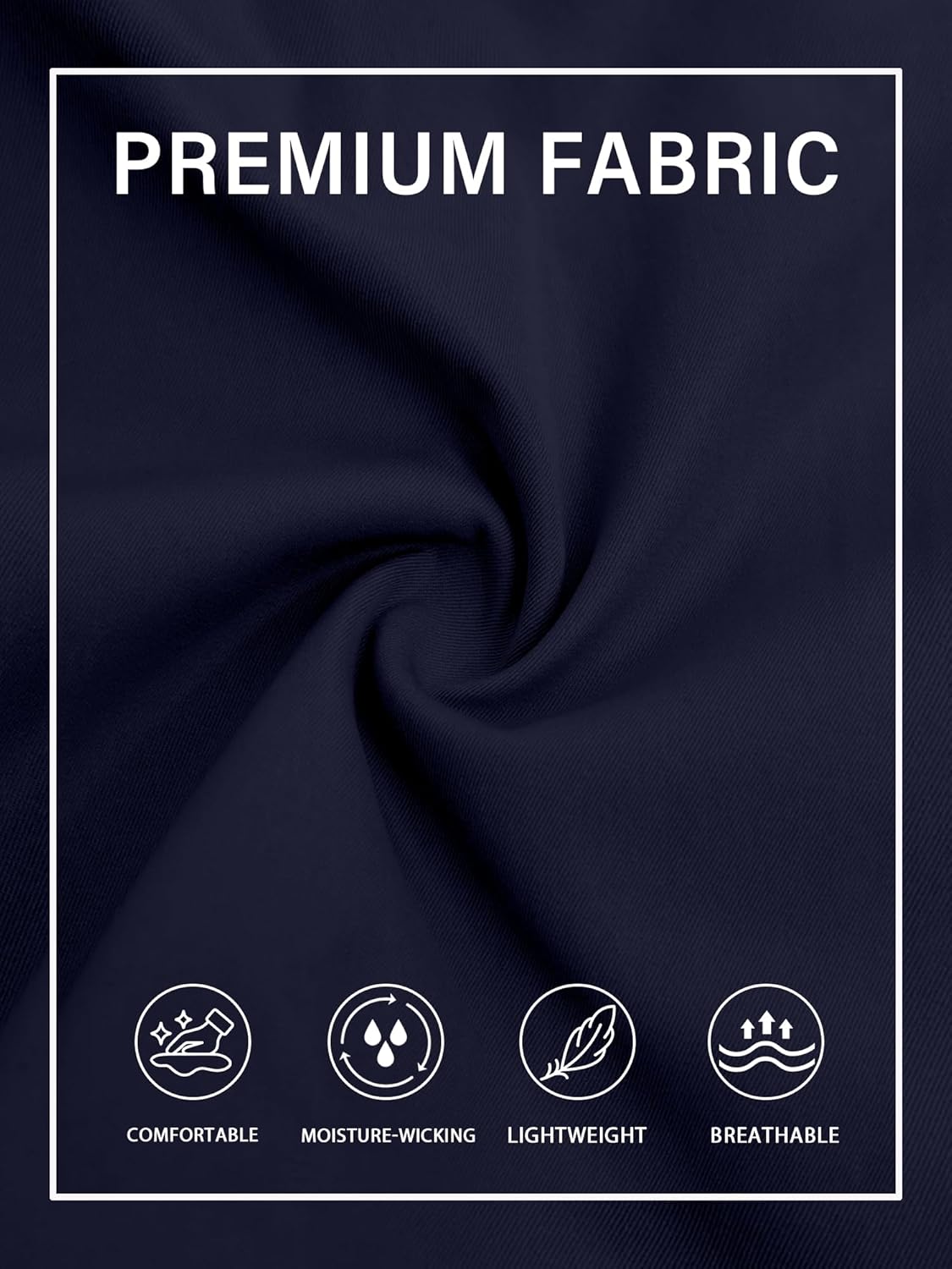 PLEPAN Men's Casual Cargo Pants Drawstring Hiking Workout Tactical Joggers Sweatpants for Men with Pockets - Image 4