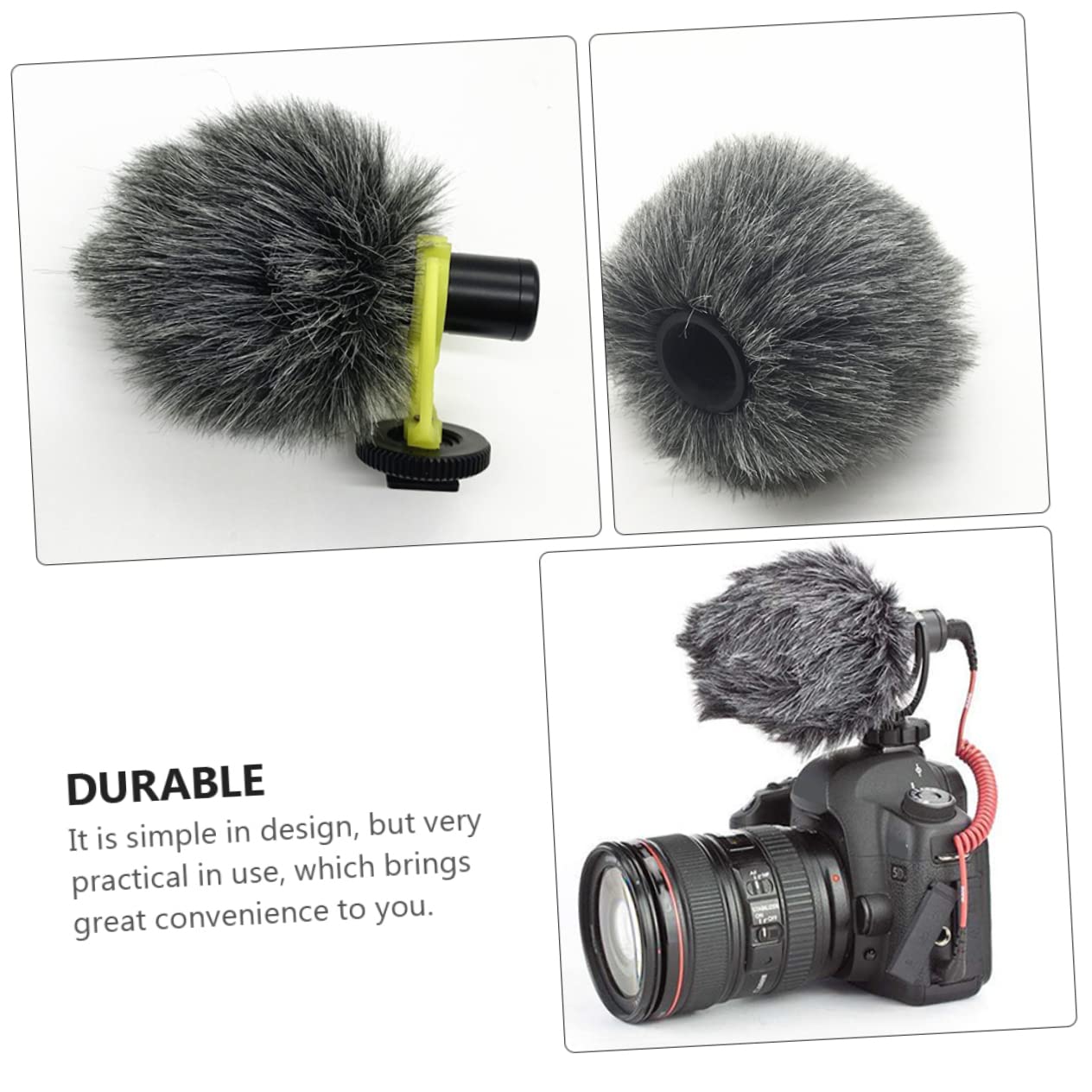 Microphone Wind DSLR Camera Furry Windscreen Windproof Wind Screen Microphone Windscreen