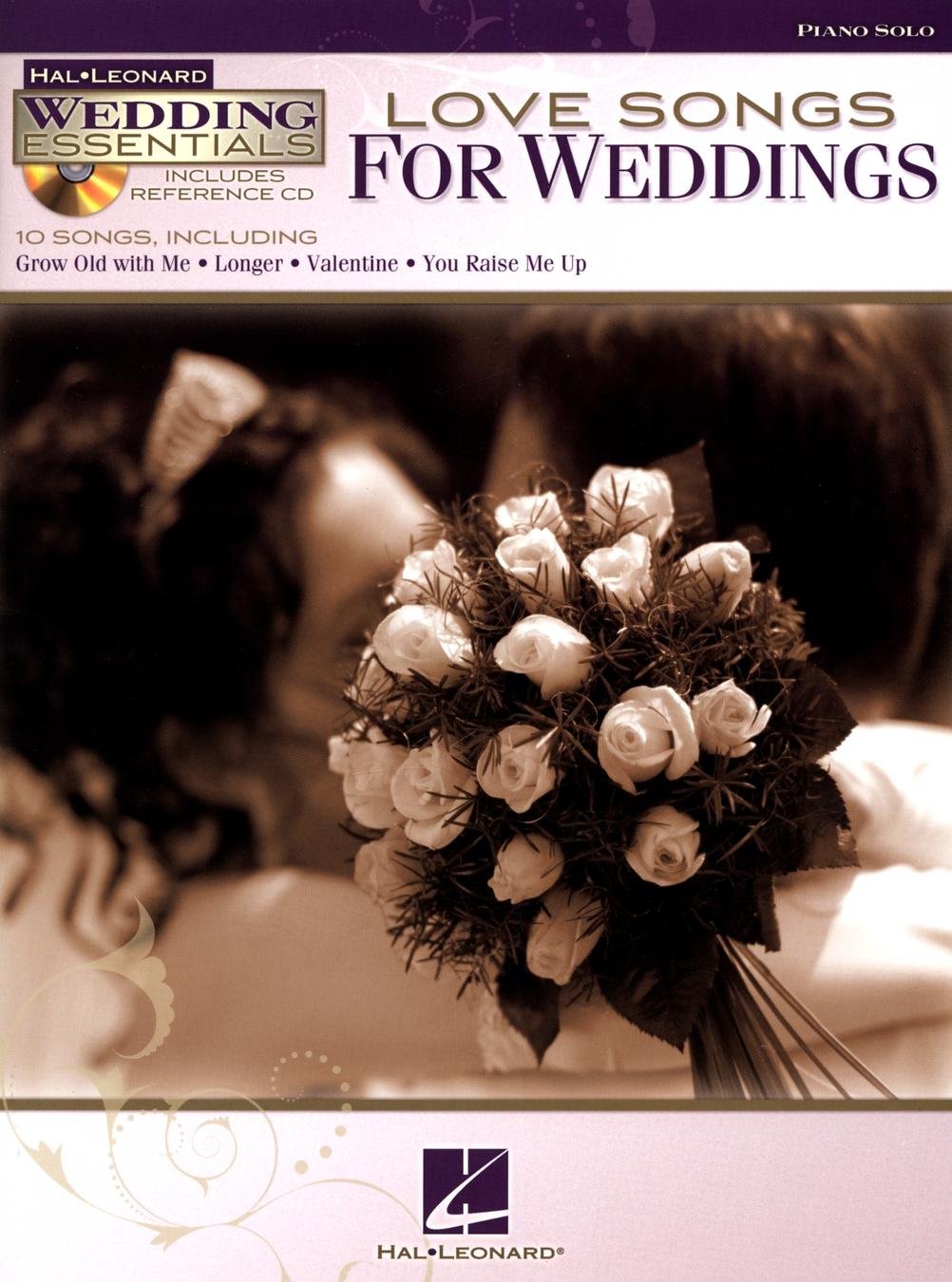 Hal Leonard Love Songs for Weddings - Wedding Essentials Series Book/CD arranged for piano solo