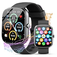 Smart Watch for Men Women 1 91Smartwatch with Answer Make Call Fitness Tracker with 100 Sport Modes Watches