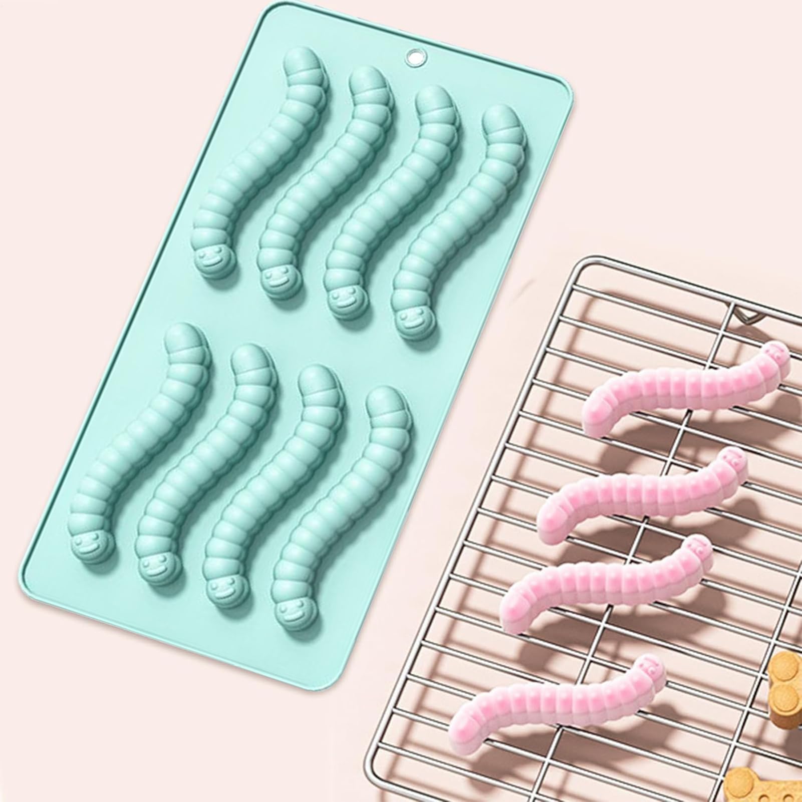 in Silicone da Fondant Strumenti da Forno Alimentari Gommose, Biscotti,