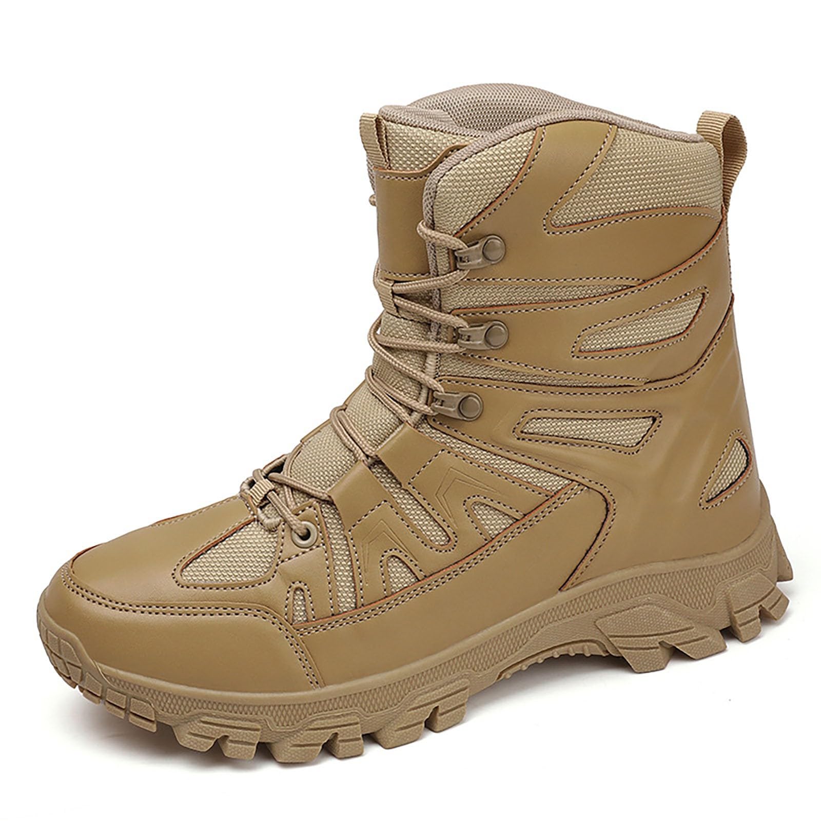 Wanderstiefel Herren Wasserdicht Trekkingstiefel Vintage Schnürstiefel