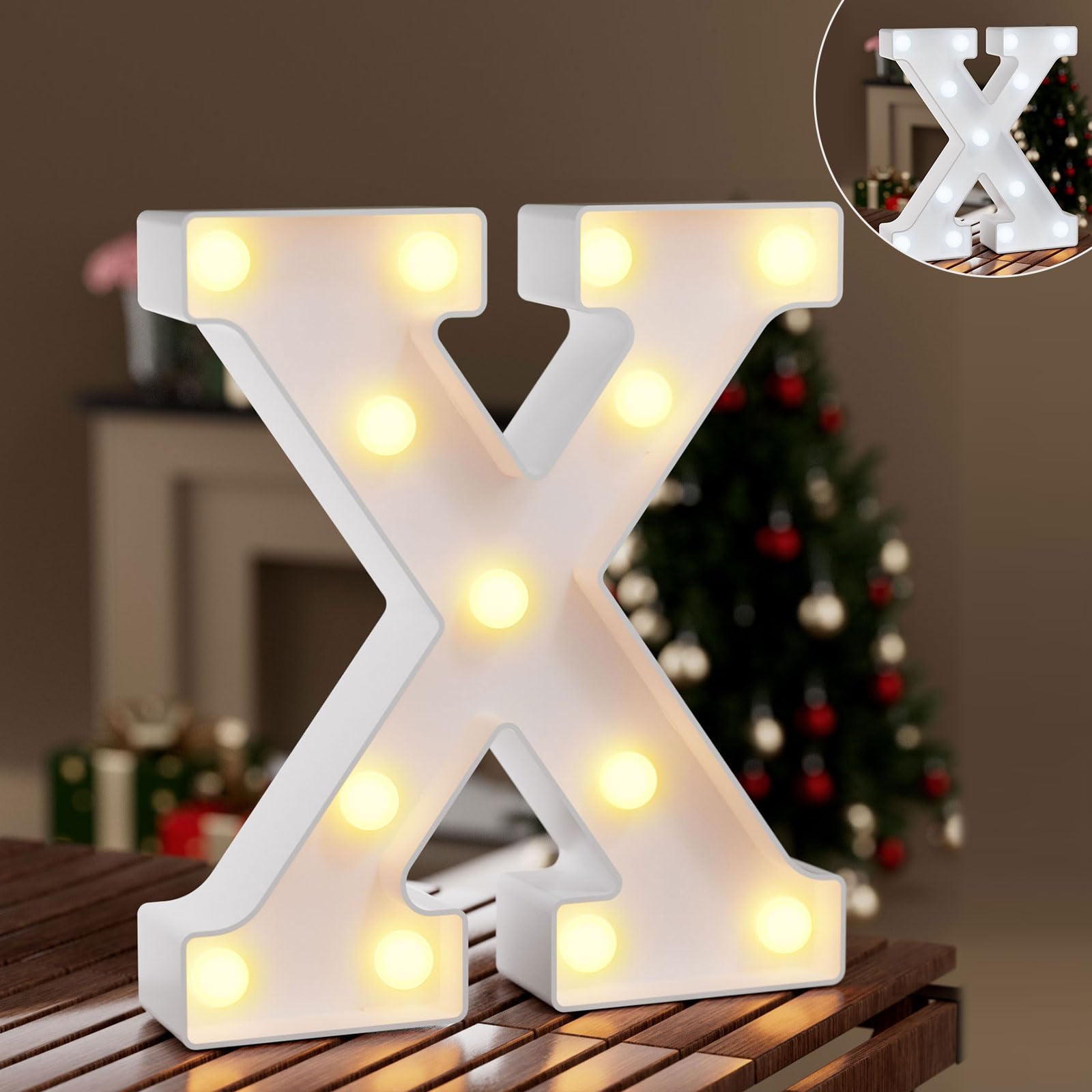 Ledido LED Light Up Marquee Numbers Sign - Cool & Warm Light up Numbers for 40th Birthday Decorations, LED Number Lights for Wedding Anniversary Grad Home Bedroom Table Wall Party Decor, Number 40 — view 53