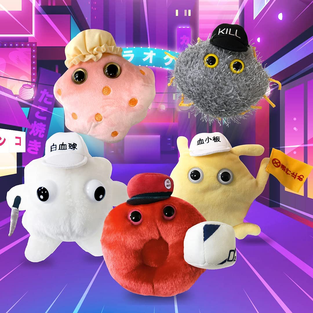 ワーキング　WORKING!! ぬいぐるみ Amazon.co.jp: GIANTmicrobes Sells at Work!マクロファージ