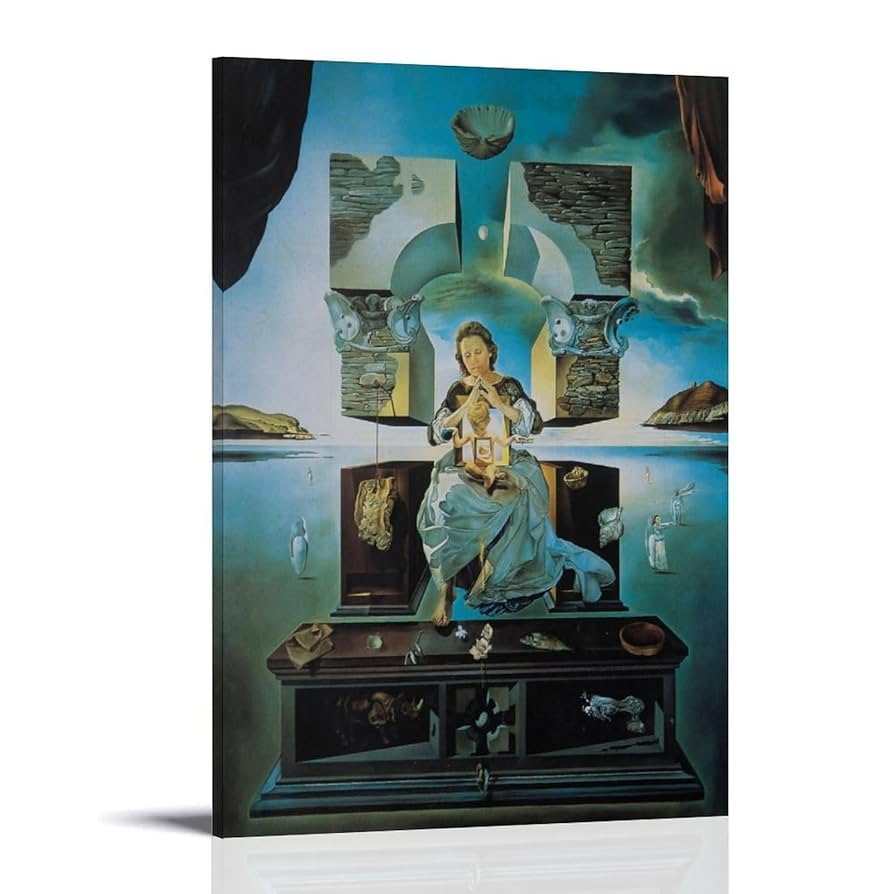 サルバドール・ダリ 「Port Lligatの聖母」 額装ポスター サルバドール・ダリ 「Port Lligatの聖母」 額装ポスター Amazon