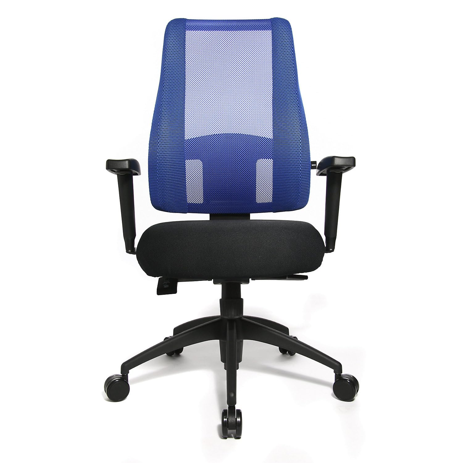 TOPSTAR Sedia girevole da ufficio Lady SITNESS Deluxe, con seduta high-tech, colore: nero/blu