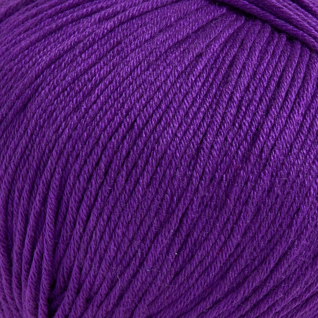 Utopia Crafts Amigurumi Cotton DK Yarn for Crochet and Knitting 50% Cotton, 50% Acrylic Blended, 3X 50g (Purple) - Image 3