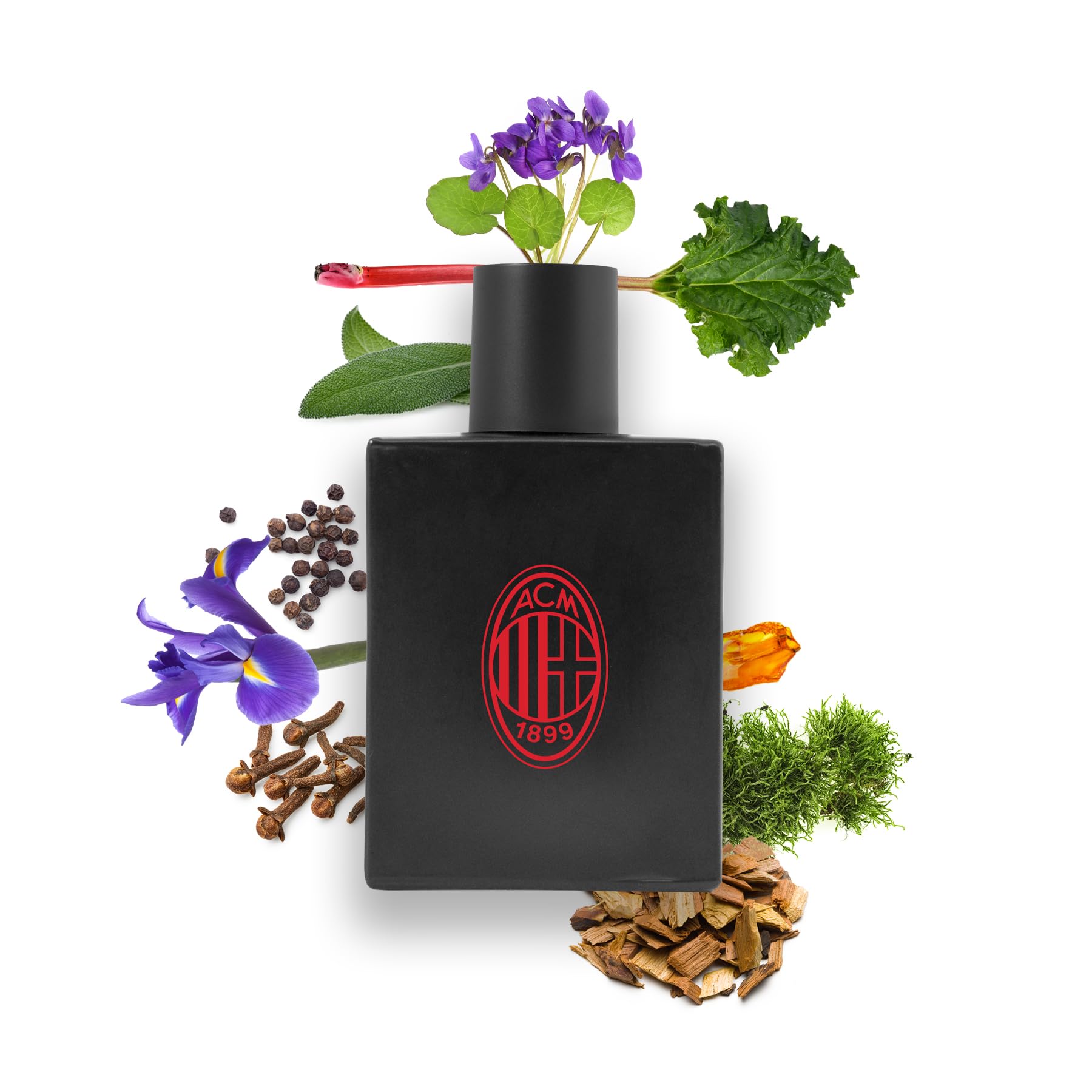 DIAMOND INTERNATIONAL | Confezione Regalo Profumo Uomo da 100ml + Gel Doccia 200ml + Pallone con Logo Ufficiale AC Milan