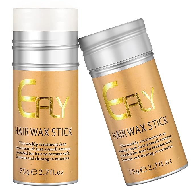 EFLY Hair wax stick, wax stick for Hair Wigs hair gel stick