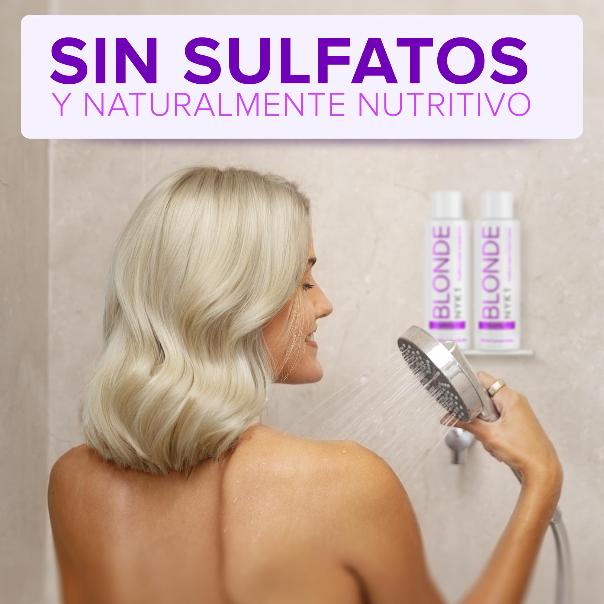 NYK1 Set de Champú y Acondicionador Violeta NO MORE BRASS | 500ml x2