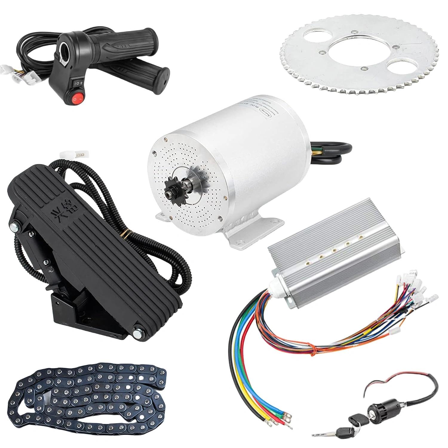 KIT MOTORE 2KW/3KW 60V/72V BLDC Controller Brushless Per Scooter E - Foto 5