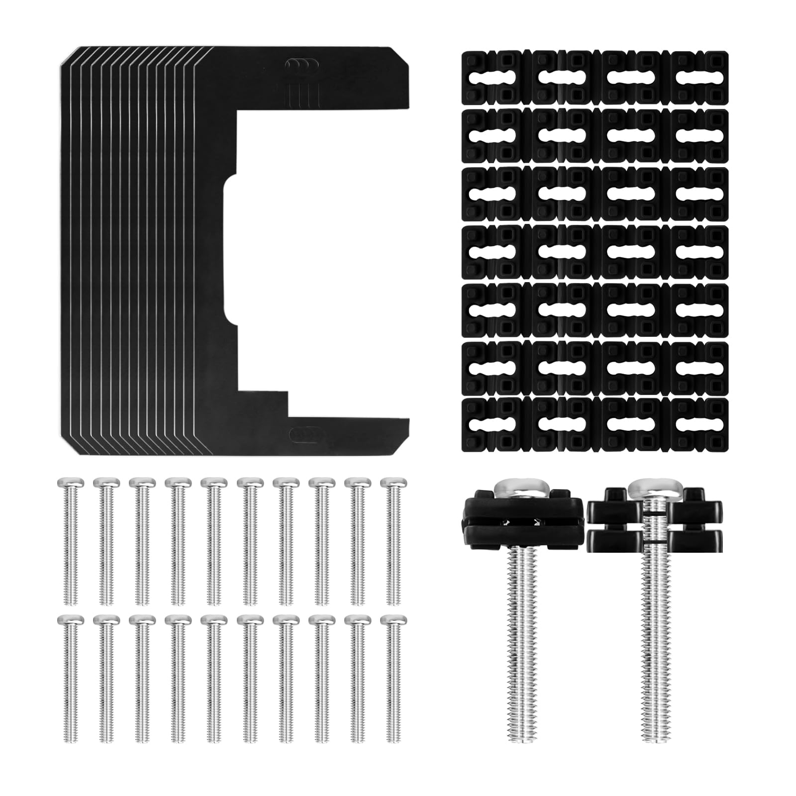 83 Pcs Black Wall Plate Spacers for Outlets, Outlet Spacers For Electrical Box Extender, Flush Fit Device Leveling Plates,Spacers Extender Shims for