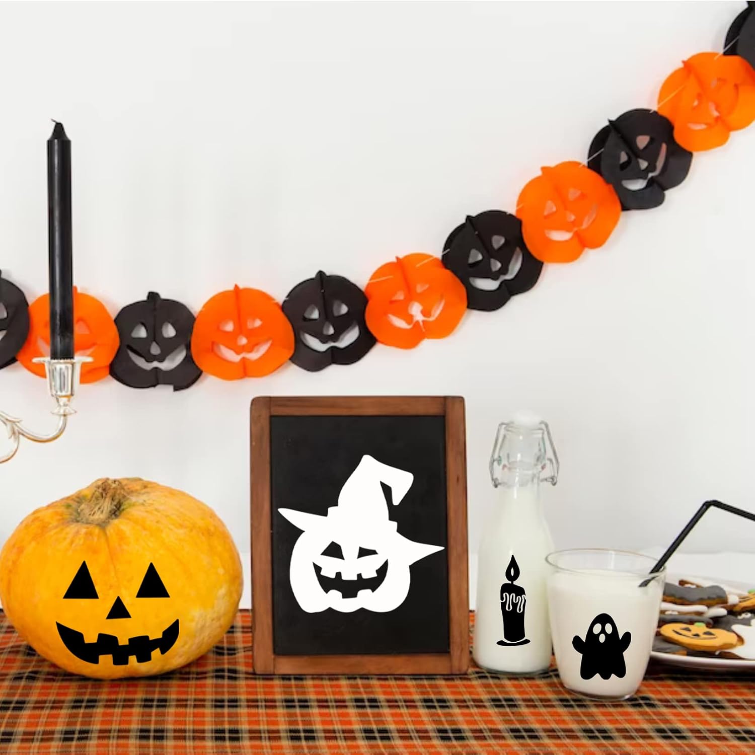 Small Halloween Stencils for Painting on Wood Halloween Stencil Reusable image 4