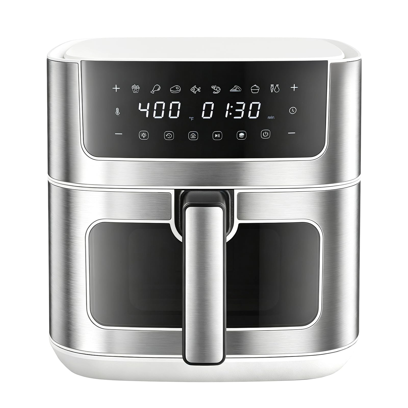 DUMOS Air Fryer 6.34 Quarts, 8-in-1 Airfryer with Presets &amp; Viewing Window