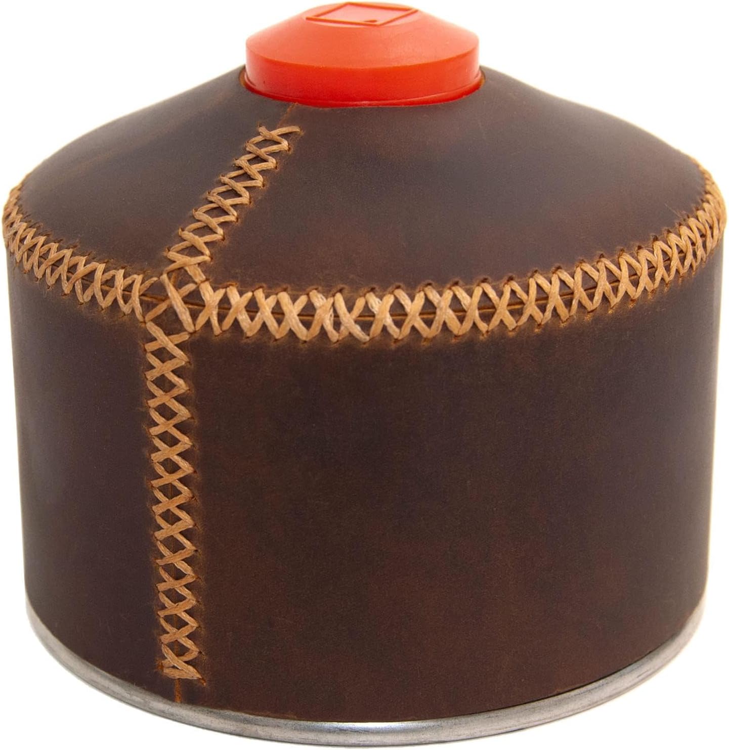 Personalized Camping Gas Cover, Genuine Leather Fuel Canister Protector, Camping Stove Gas Cover, Gas Canister Cover,Bushcraft Stove Cover,Leather Cover - Image 4
