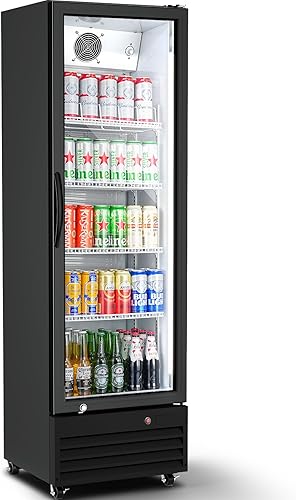 BODEGA COOLER Refrigerador y enfriador de bebidas, refrigeradores comerciales de 9 pies cúbicos para bebidas, cerveza, enfriador comercial alto para
