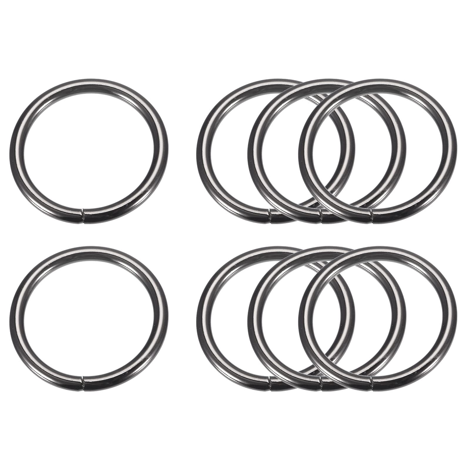 Amazon | uxcell メタルOリング 38 mm内径 4.6 mm厚さ 多目的 非溶接 O  