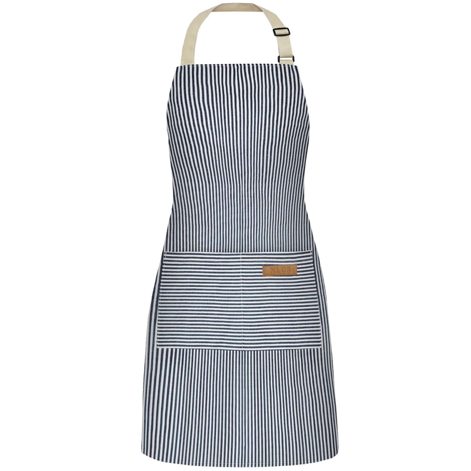NLUS Paquete De 2 Delantales De Cocina Impermeables, Delantal De