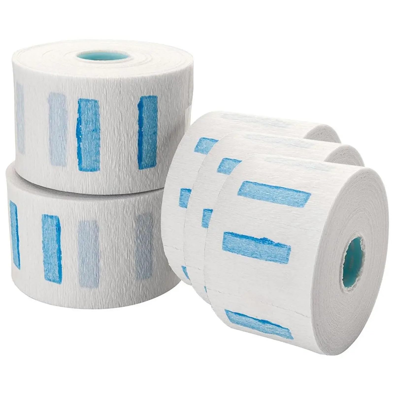 Papel De Cuello Blanco for Peluquería para corte de cabello | 1 rollo * 100 tiras (total 100 tiras)(20Rollls)