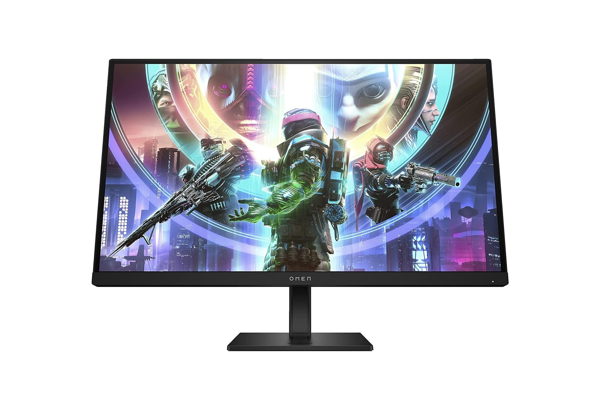 HP - Gaming OMEN 27s Monitor da 27 Pollici, Pannello IPS da 16:9 FHD da 240 Hz, 1 ms, Display HDR 400, Antiriflesso, 400 Nits, AMD FreeSync, NVIDIA G-SYNC, VESA 100x100 mm, HDMI 2.0, USB-A e B, Nero