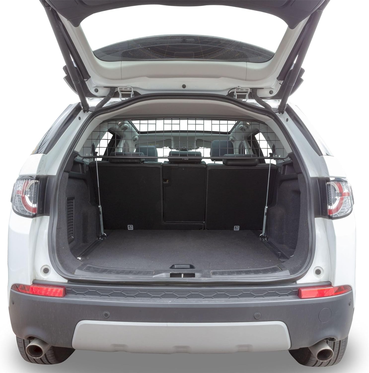 TRAVALL Compatible with Land Rover Discovery Sport (2014-2019) Dog Car Barrier Guard Custom Fit Heavy Duty Steel Mesh Trunk Divider Safety Travel Premium Luggage Cargo Barrier Protection