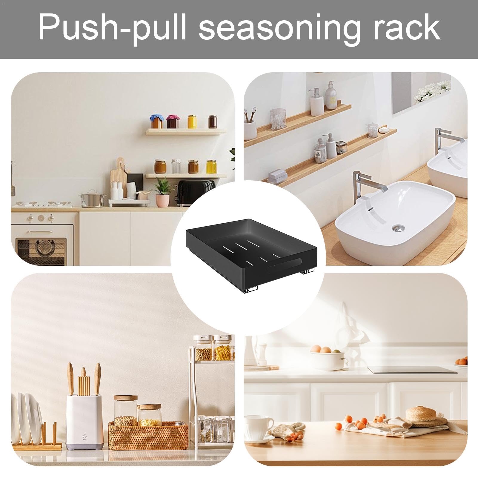 Generic Étagère à épices extensible - Étagère de rangement pour cuisine