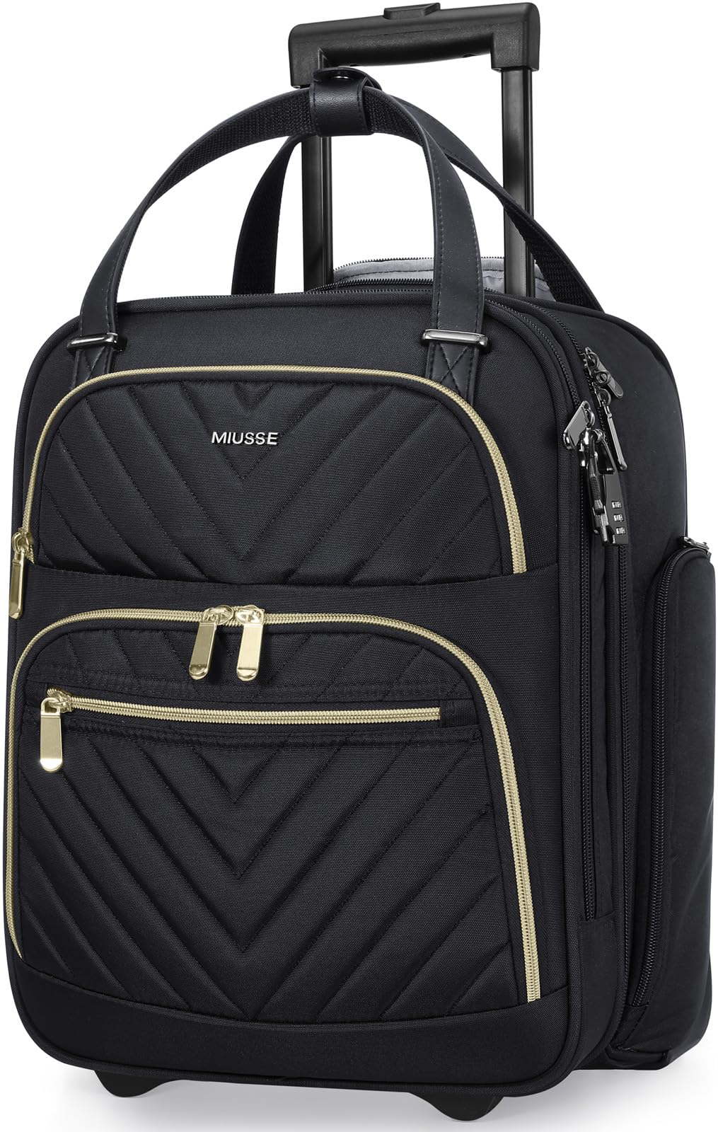 Carry On Underseat 16 Inch Luggage With Wheels Softside Rolling