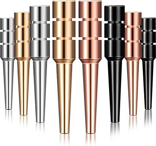 32 piezas de clavijas de metal para cuna de 1/8 agujeros con un diseño cónico para juego de mesa tradicional Cribbage, 4 colores