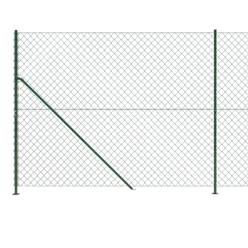 Cerca de Alambre con Brida Verde 1,6x10 m, Malla Metalica, Malla Alambre, Alambre para Conejos, Vallas De Obra, Mallas para Gallinero, Malla Fina De Malla De Alambre 153940