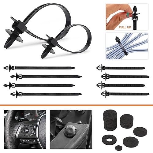 Miniatura 4 de Aodigesa 675 clips de retención de automóvil remaches de plástico para guardabarros de parachoques juego de pasadores de nailon de 16 tamaños más