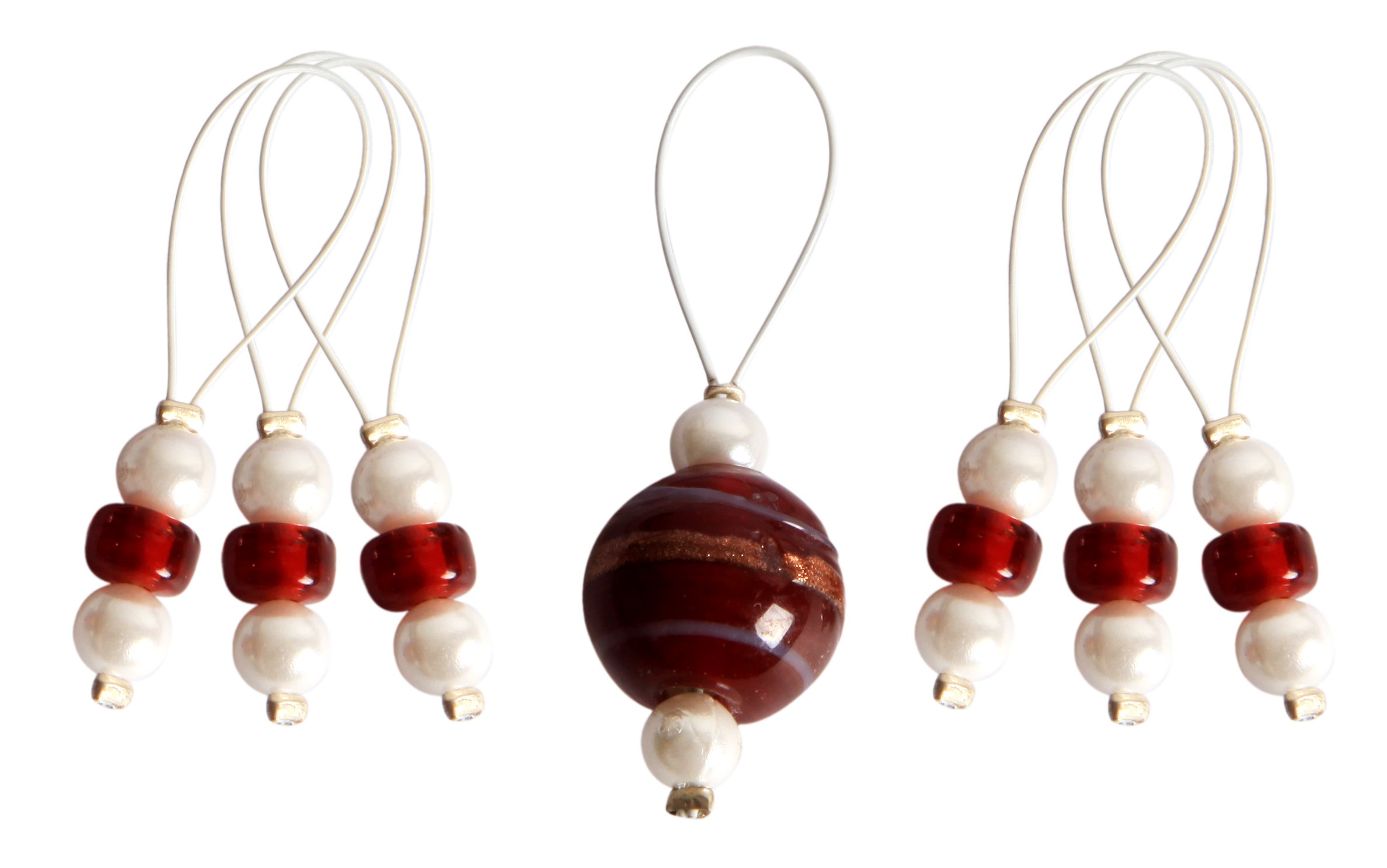 KnitPro KP10935 Zooni: Bead Stitch Markers: Amaryllis, 1