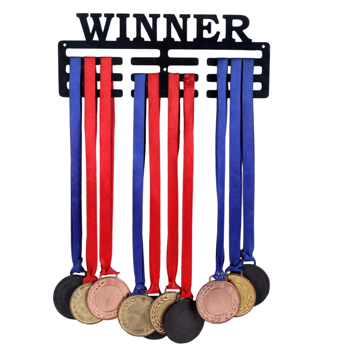 Prime Metal Medal Holder for Wall Hangers Display Rack Display Case | Medal Hangers Holds Up to 24-30 Medals (Winner) (B0BTMFHC3M) Amazon Price History, Amazon Price Tracker