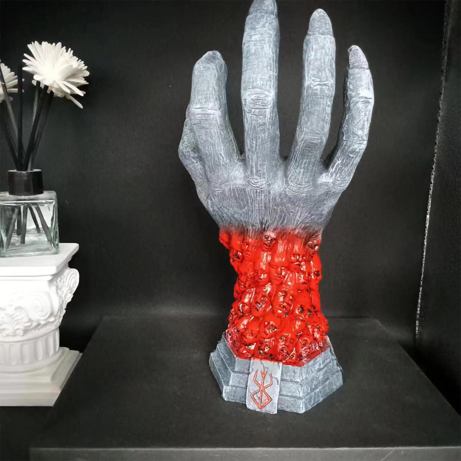 Figura de mano de Diablo, estatua de Dios, Halloween, anime, adorno de mano, estatua de Berserker, para decoración del hogar, coleccionable, regalo de juguete, decoración del hogar