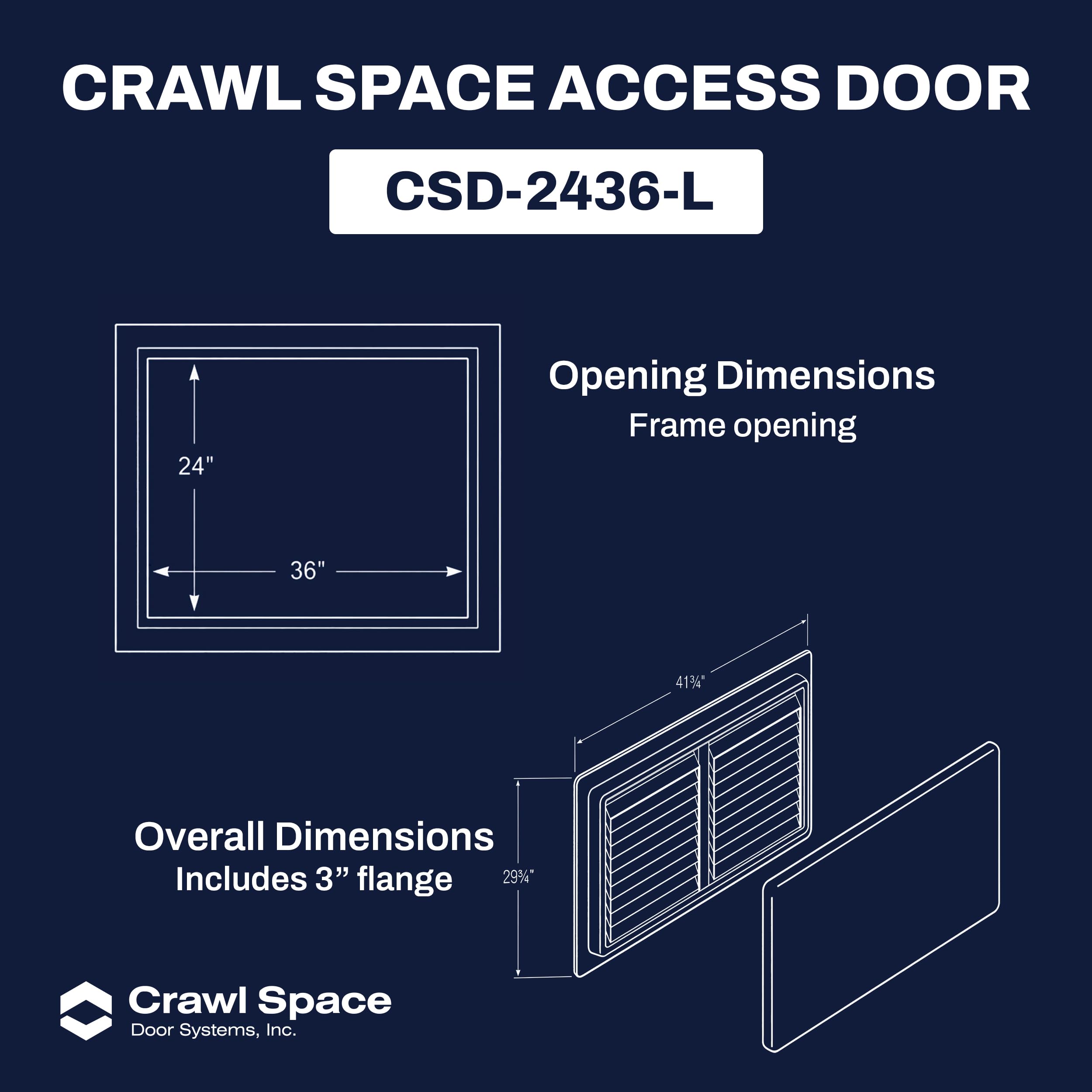 あいすページ Amazon.com: Vented Crawl Space Access Door, Fits 24