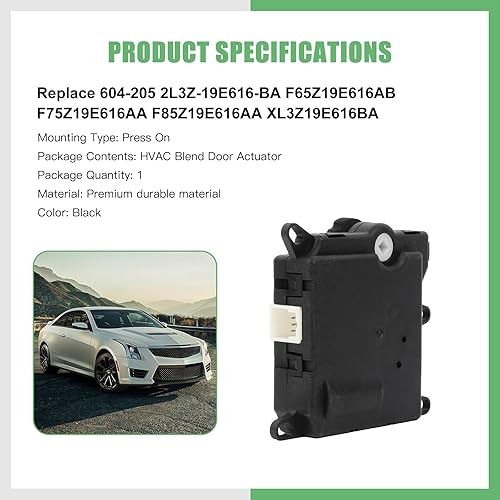 Miniatura 2 de SCITOO Actuador de puerta de aire HVAC Blend Actuador de puerta de repuesto para 1997-2004 para Ford 1999-2002 para Lincoln 604-205 2L3Z-19E616-BA