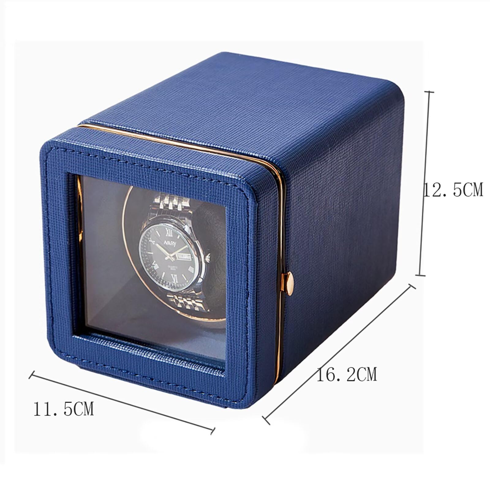 Uhrenbeweger 1 Uhr Watch Winder Box Automatik Uhrenbeweger leise Uhrenbeweger für Automatikuhr Type-C USB Aufladen luxuriöser Uhrendreher Automatischer Uhrenbeweger für eine Uhr Uhren Bewegungsgerät