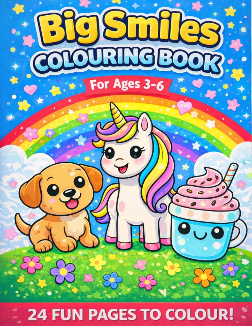 Big Smiles Colouring Book: Fun Pages for Ages 3-6