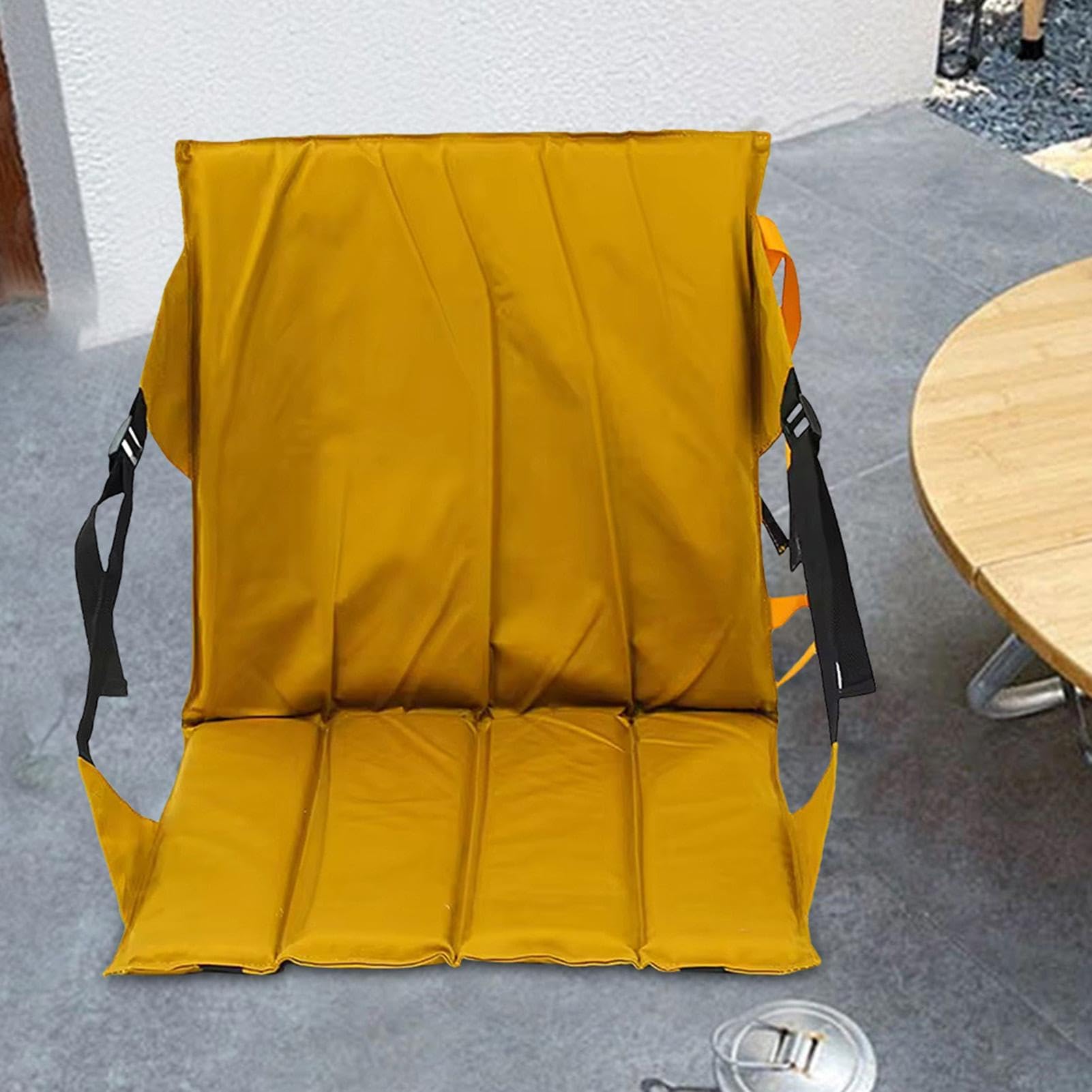 Sedia pieghevole, cuscino leggero per candeggina, sedia adatta ai viaggi, schienale regolabile, comoda sedia da esterno per sport, campeggio ed escursioni