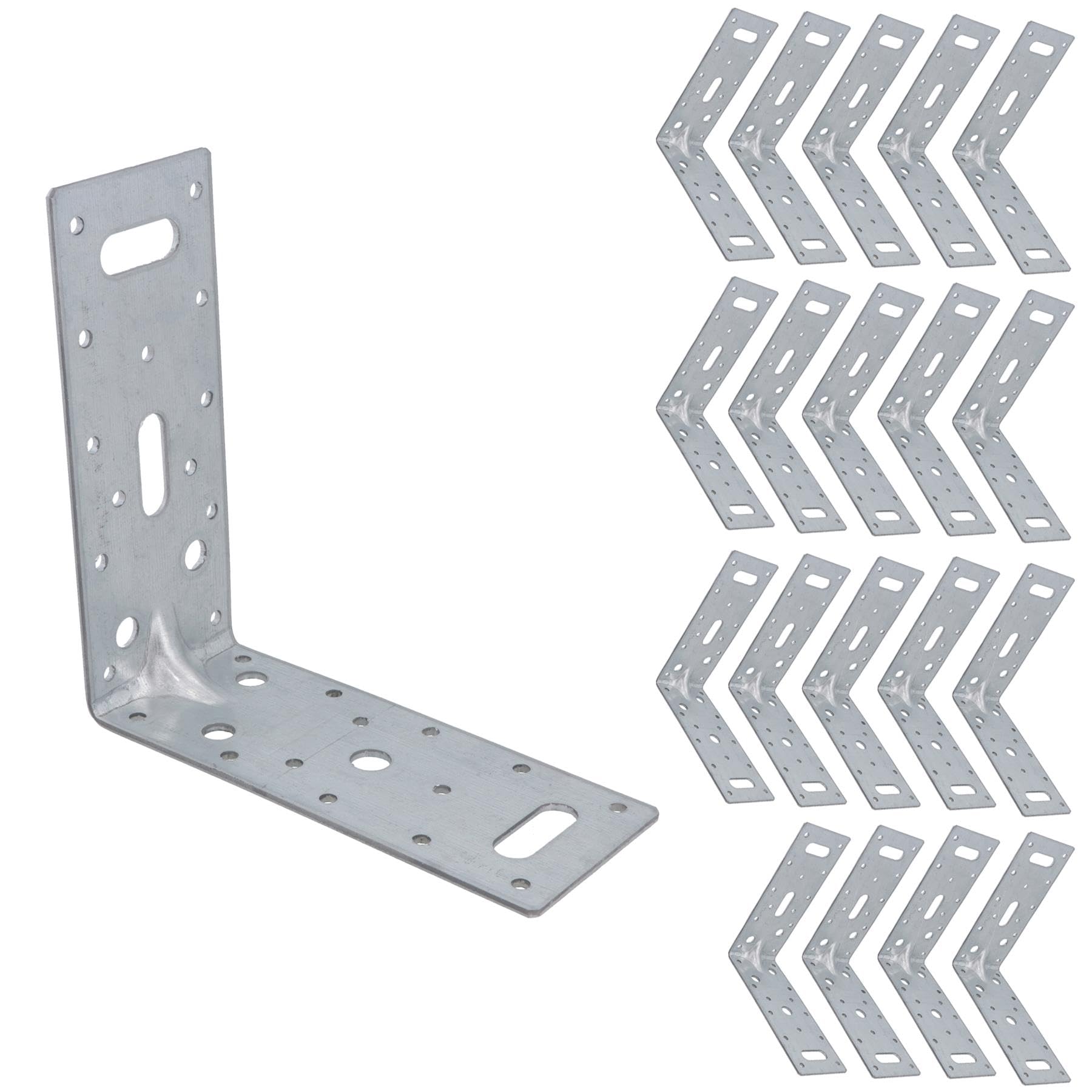 AB Tools Abl Angle Bracket Corner Fastener Reinforcing Plate 150mm X 150mm X 60mm 20Pc from B&Q