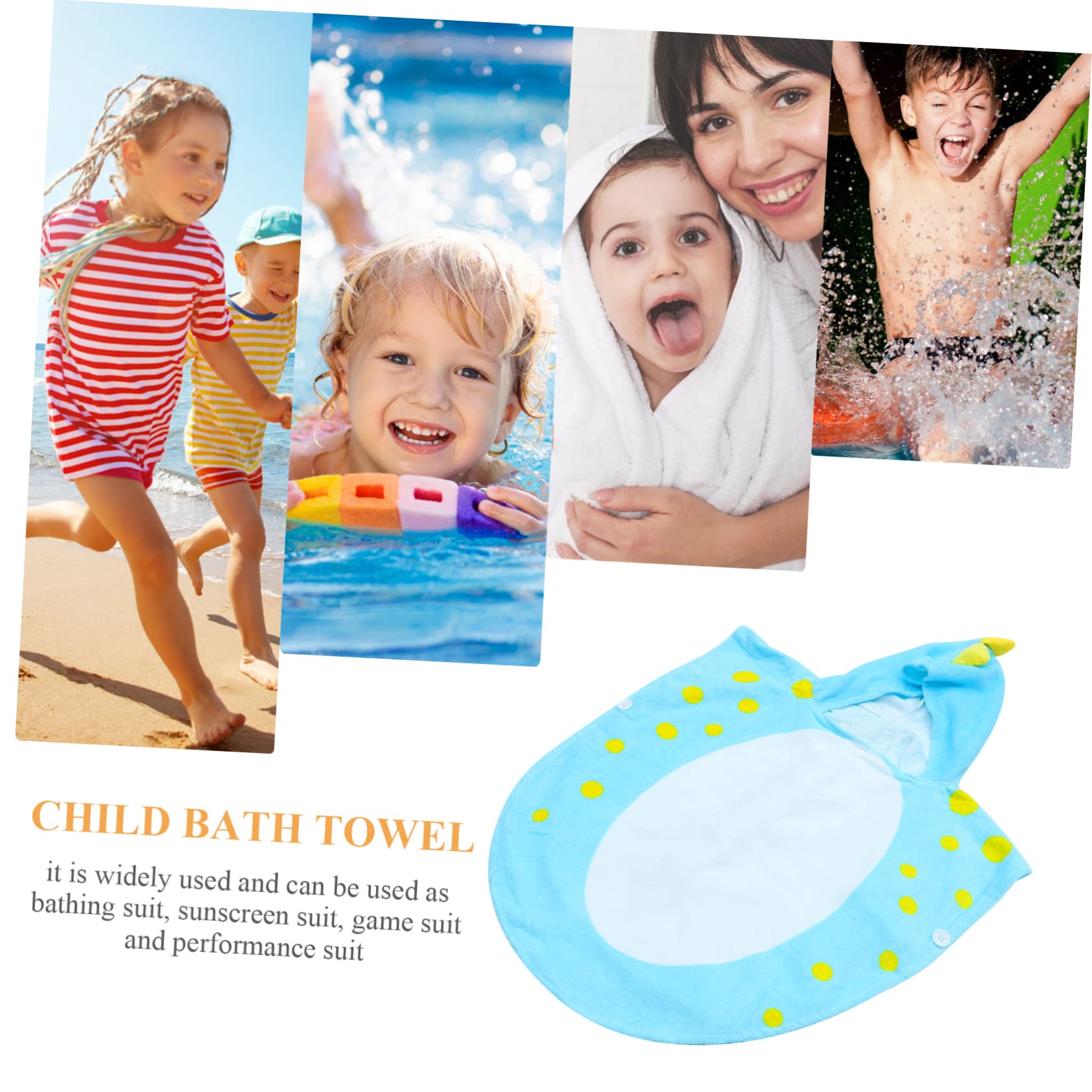 Yardwe Toalla Capucha De para Súper Absorbente y para Bebés con Piel Sensible De Dibujos Animados