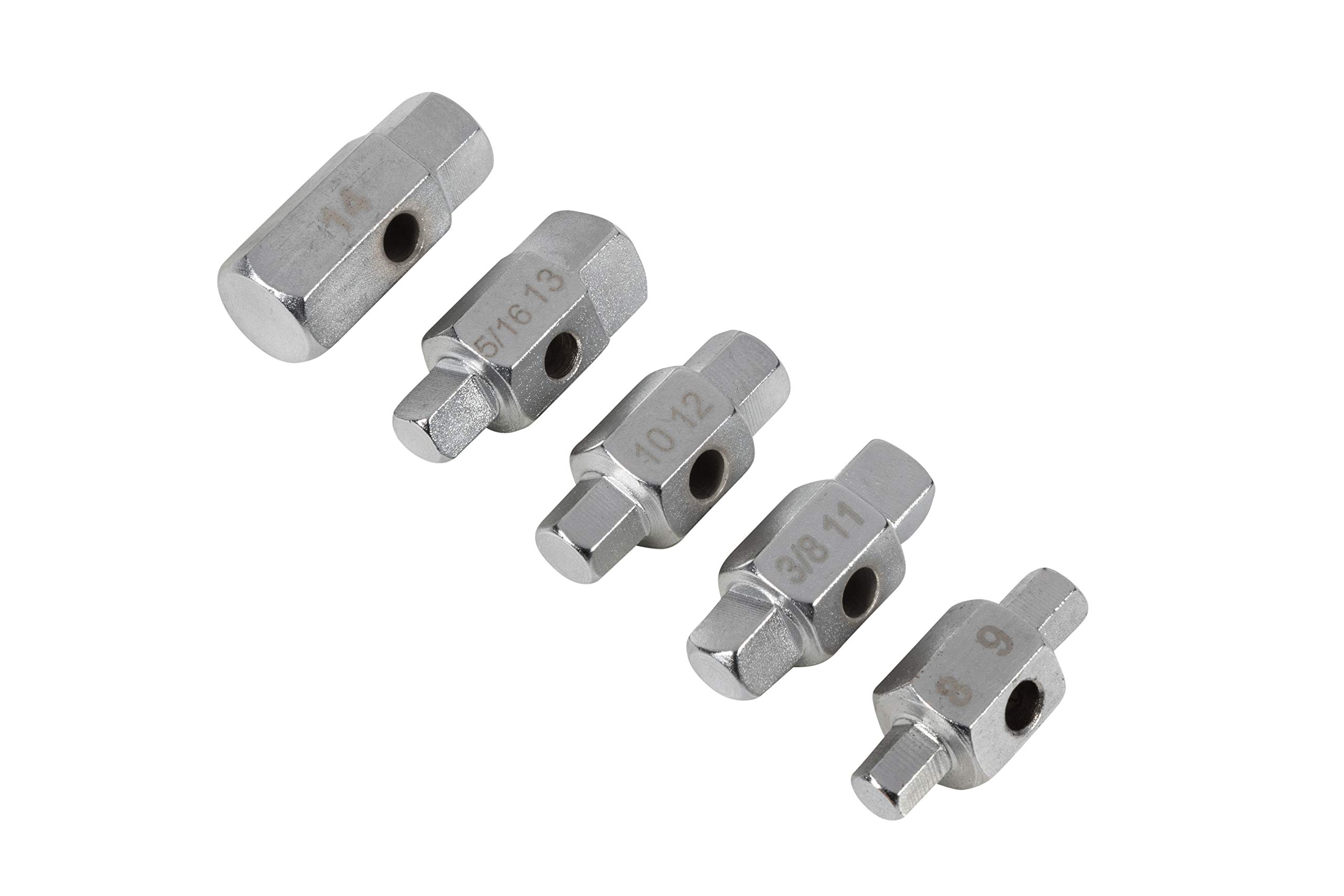 Blue Spot 07957 5 Piece Double Sided Oil Drain Plug Keys