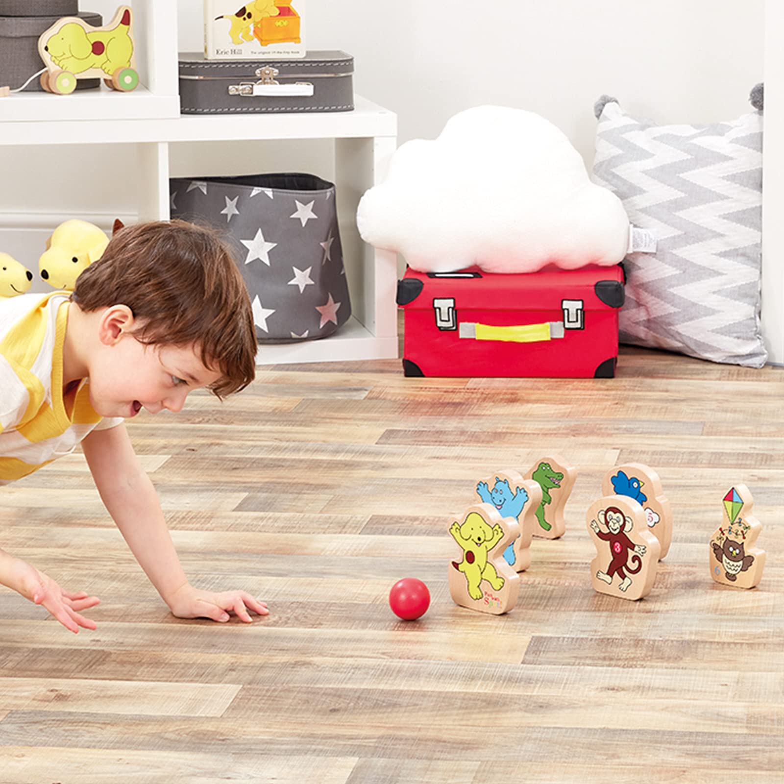 Spot Bowling Wooden Set