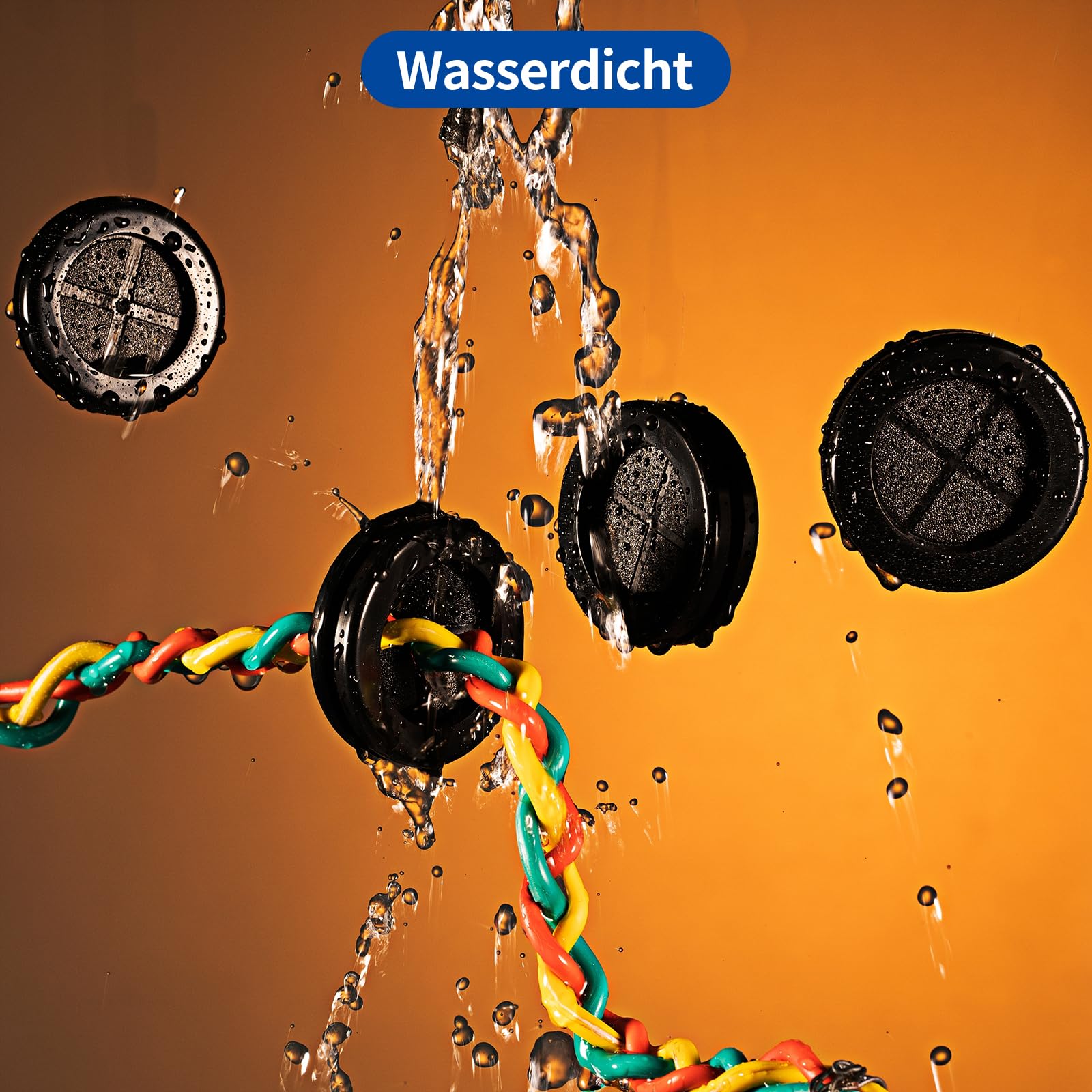 QUARKZMAN 5 Stück Kabeldurchführung Gummi, 55mm ID 65mm Bohrloch Gummitüllen Einseitige Lochstopfen Gummidichtung Rund zum Schutz von Drähten und Kabeln, für Schreibtische, Schwarz