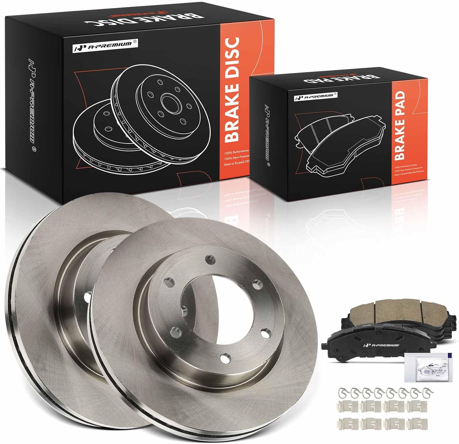 APremium 12.24 inch (311mm) Front Vented Disc Brake Rotors
