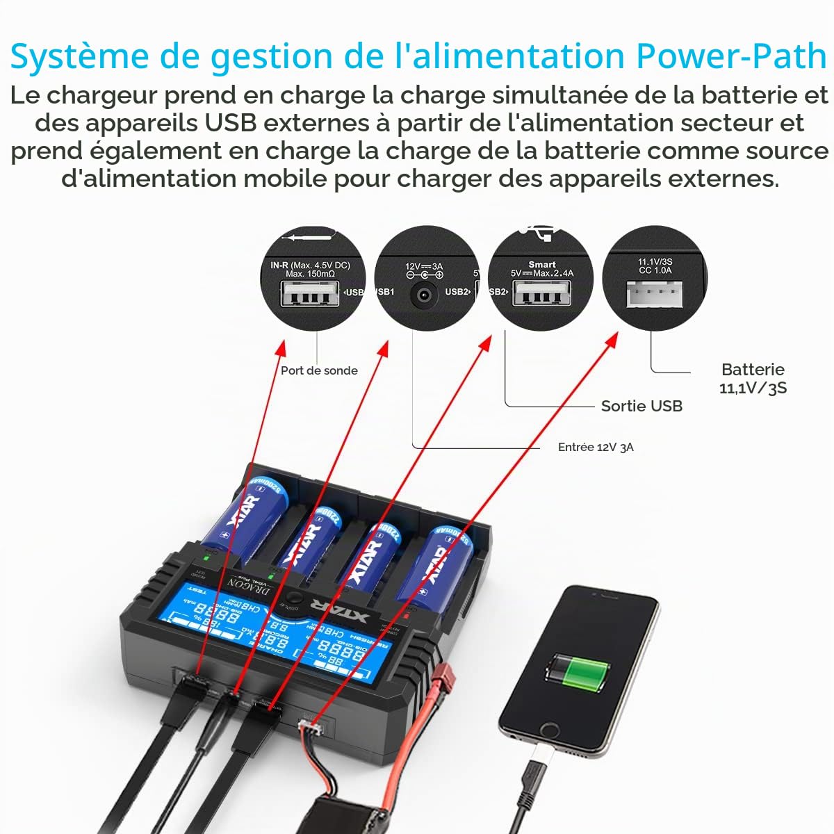 XTAR Chargeur VP4 Plus
