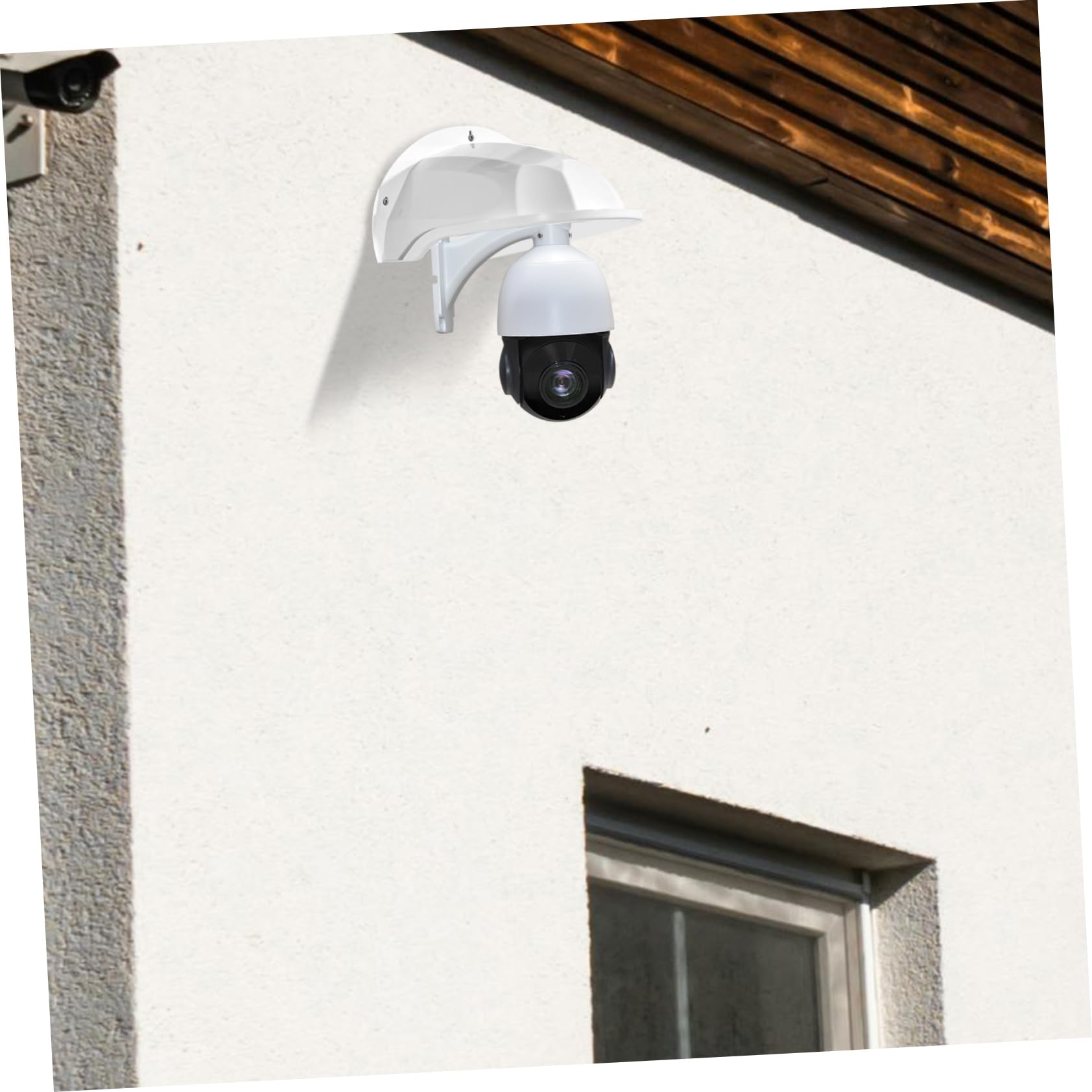 Boîtier de Protection pour Caméra Extérieure Blanc Abs 4 Pièces
