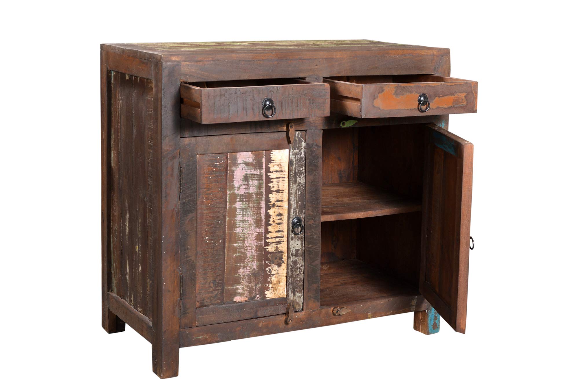 Timbergirl 2-Door Reclaimed Wood Sideboard Cabinet