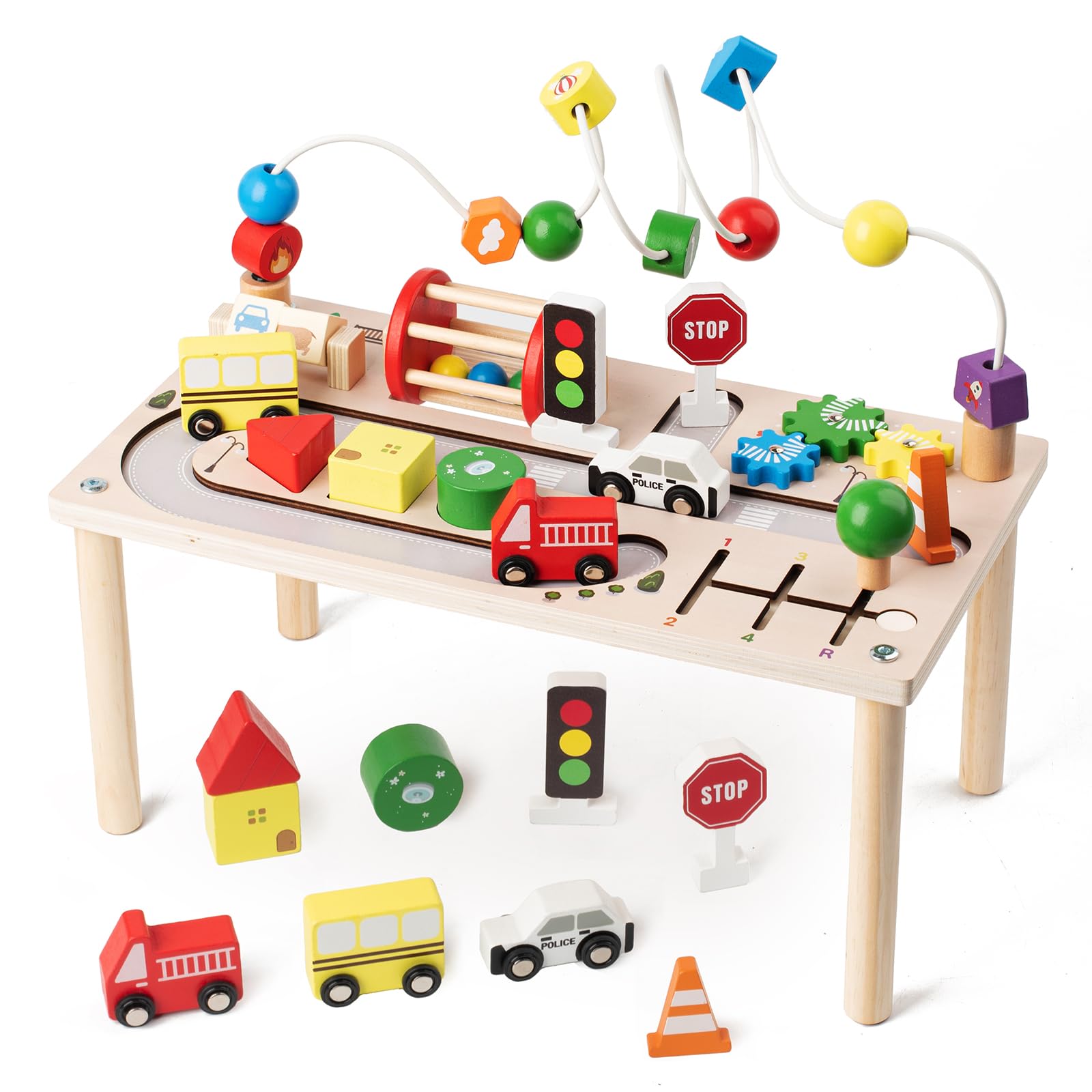 KDSFT 8-in-1 Wooden Activity Table