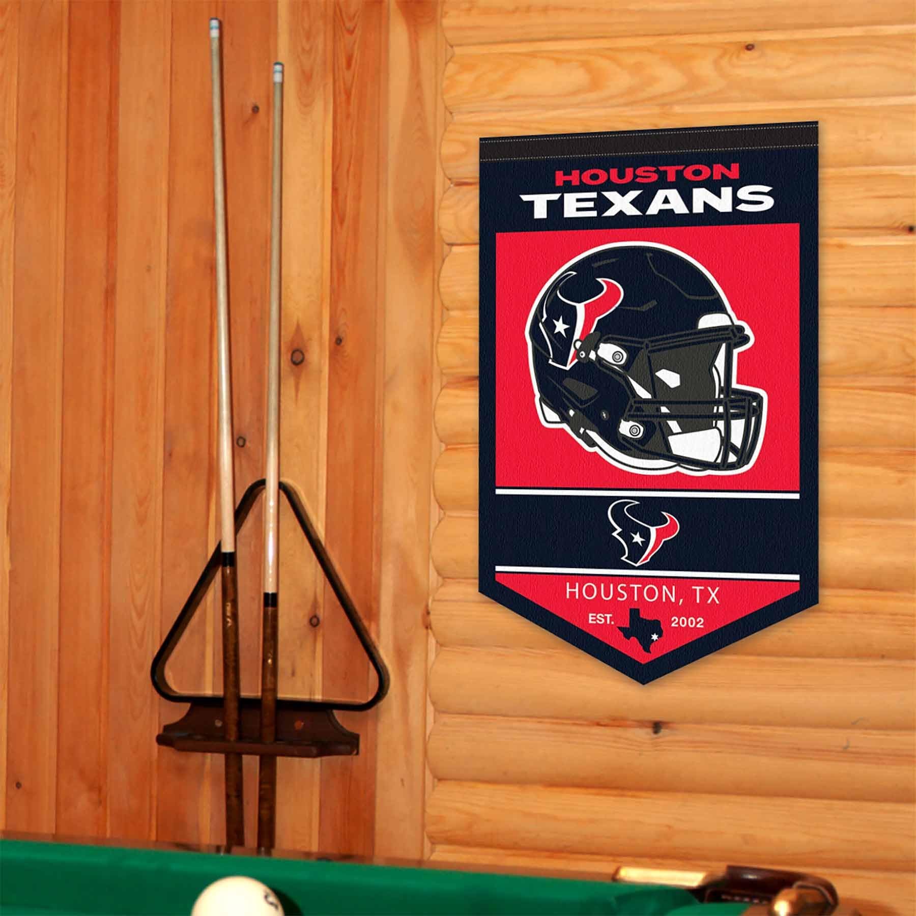 WinCraft Houston Texans Heritage History Banner Pennant