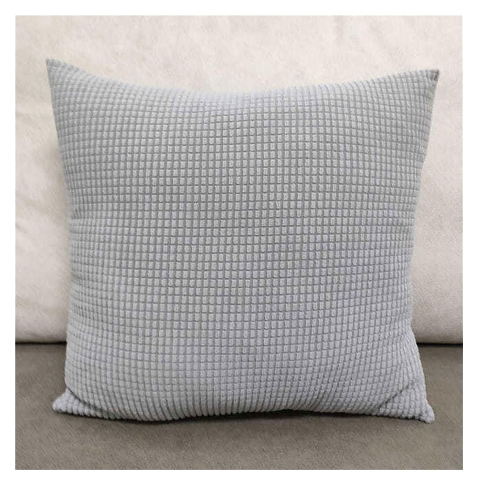 Pillowcases 2 pack Pillow Cases 45x45,50x70 Pillowcase Protectors Cushion Covers Standard Size Large Fabrics Cushion Slipcover For Living Room Couch Sofa Bed ( Color : #1 , Size : 45x45 cm Pack of 2 )